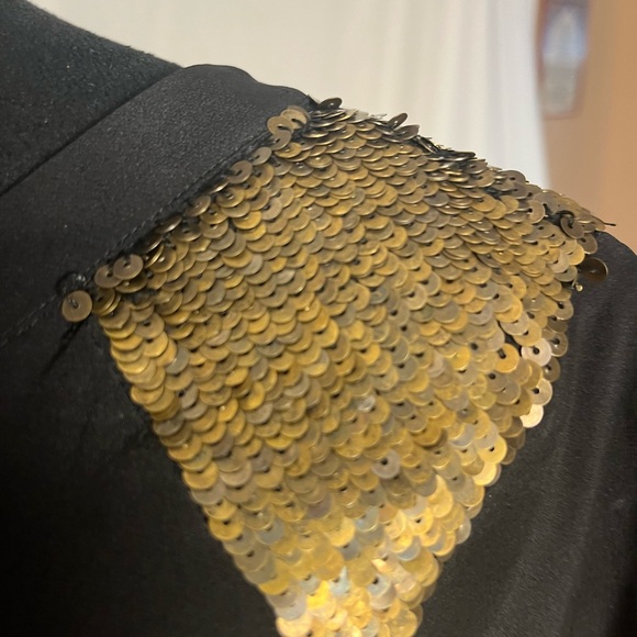 Madewell silk dress with sequins and a tie back size 6 - Picture 3 of 12